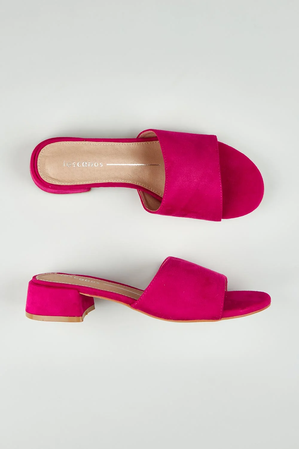 Zayne Slip On Heel - Fushia