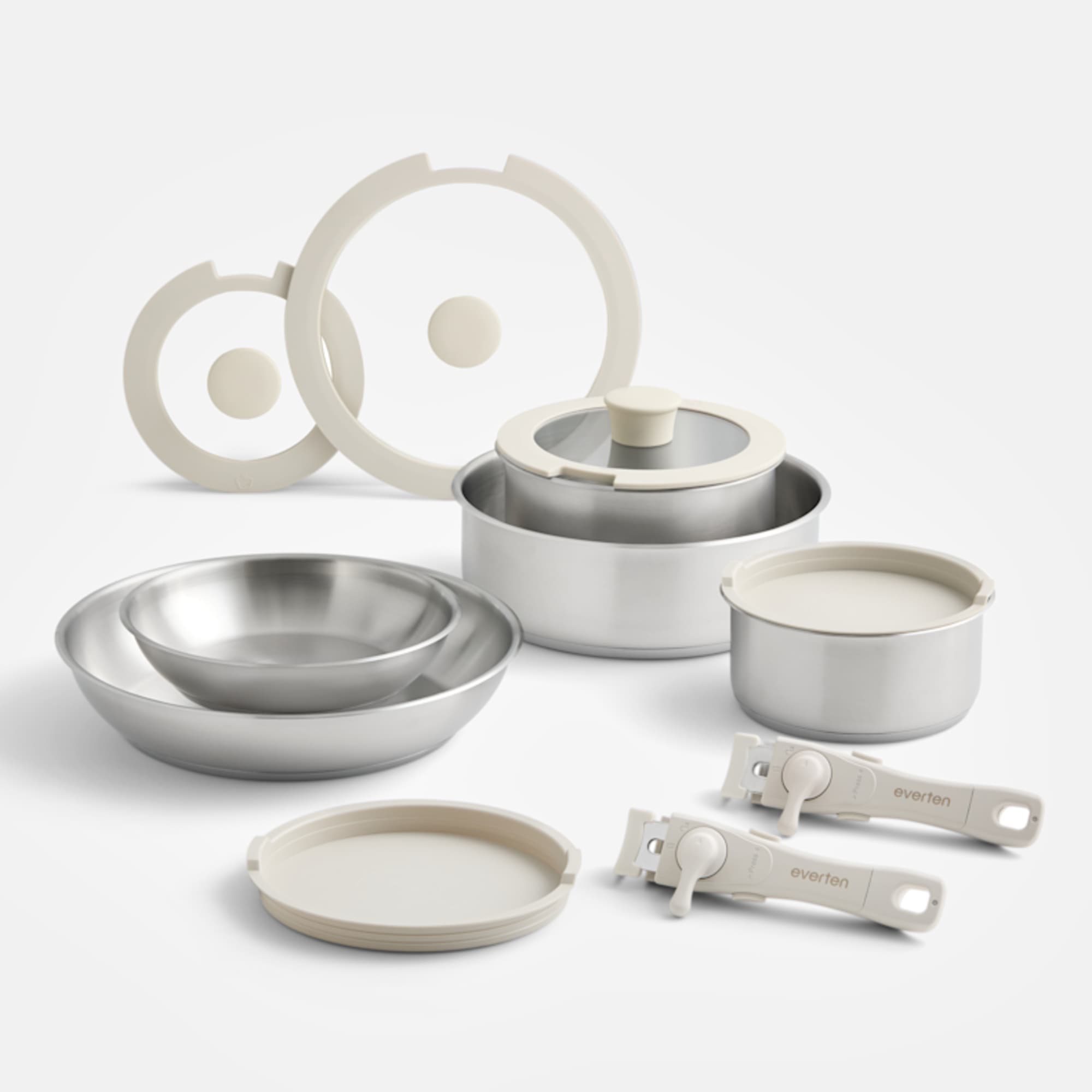 Everten Flex 9pc Stainless Steel Cookware Set